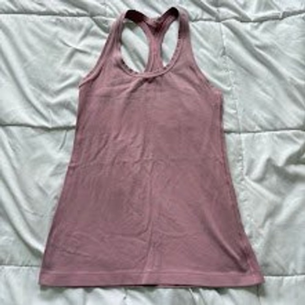 Lululemon‎ Cool Racerback Tank Top Womens Pink Yoga Training Activewear Outdoor